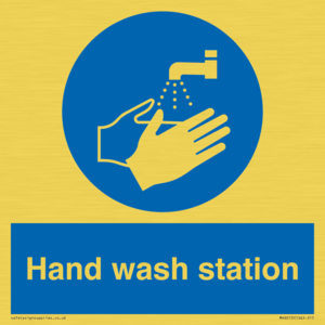 Hand wash station